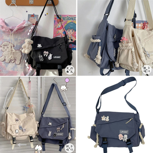 Bolsos De Mensajero Japoneses Harajuku, Bolso De Hombro  [u]