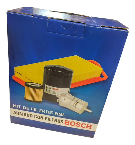 Imagen 10 de 10 de Kit Filtros Aire Aceite Gasoil Bosch Toyota Hilux 2.4 / 2.8