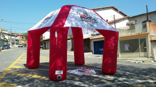 Tenda Inflável Aranha 3 X 3 Ganhe Motor E Logo