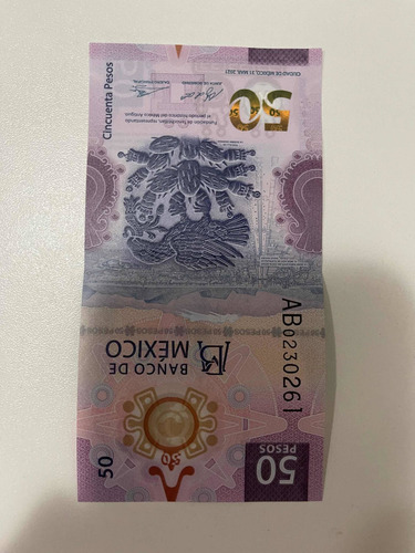 Billete 50 Pesos Serie Ab