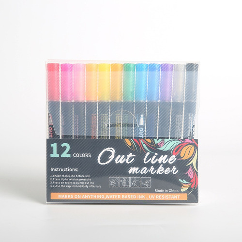 12 Rotuladores Para Pintura, Bolígrafos, Arte, Pintura Sobre