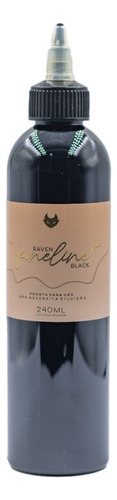 Tinta Tatuagem Fineline Electric Ink 240ml Raven Black Tatto