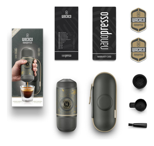 Cafetera Espresso Wacaco Portátil C/funda Protectora