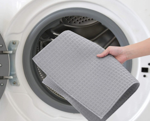 Imagen 5 de 5 de Paño Seca Platos Vajilla Lavado Absorbente Grande Pp