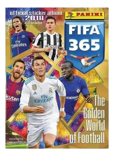 Album Fifa 365 2018  Completo, Pegado Panini