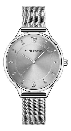 Reloj Mini Focus Para Dama Acero Inoxidable Elegante Moda
