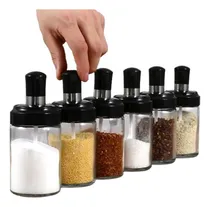 Comprar Set De 6 Condimenteros Con Cuchara. 