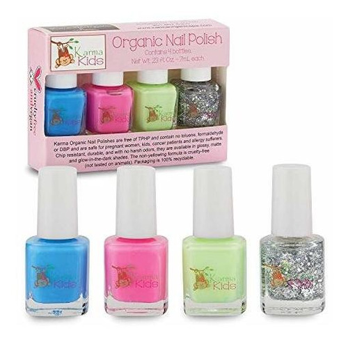 Karma Kids - Juego De Caja De Esmalte De Uñas N. ° 1, Esmalt