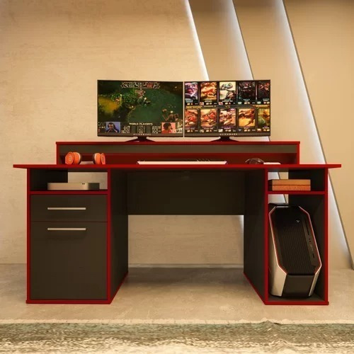 Imagen 3 de 7 de Escritorio Gamer Organizador Pc