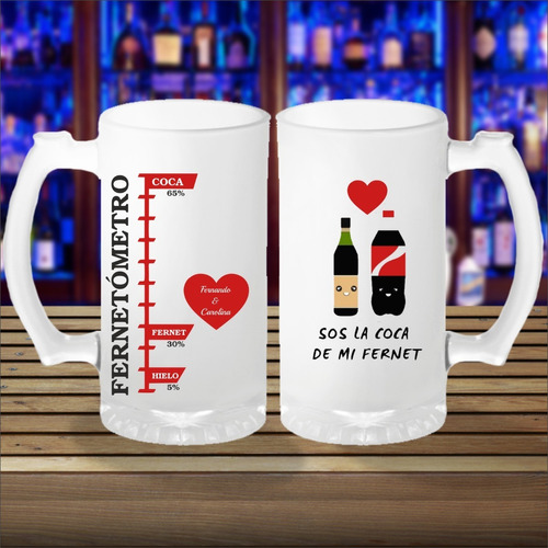 Fernetómetro Personalizable Para Parejas