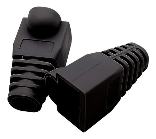 Protector Para Conectores Rj45 Bolsa X100 Unidades Negro
