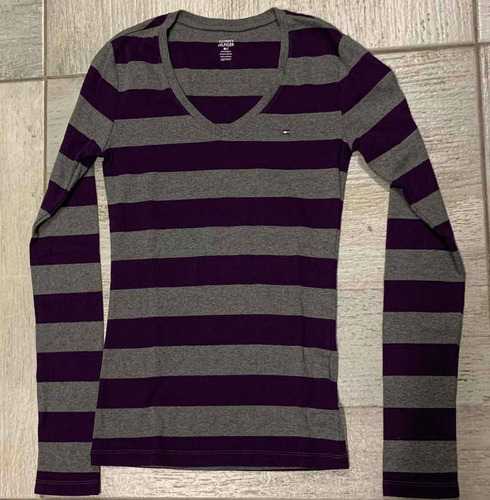 Remera Tommy Hilfiger Manga Larga Mujer Xs