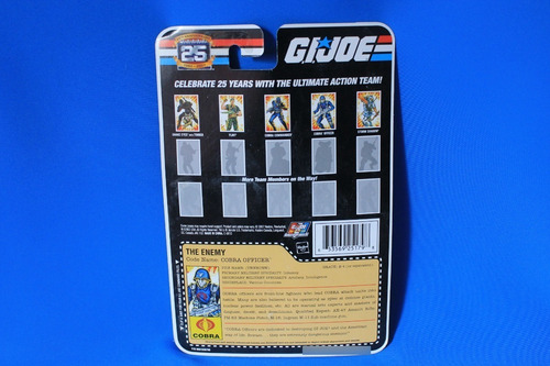 The Enemy Cobra Officer Gi Joe 2007 (Usado)