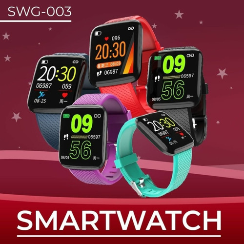Smartwatch Gtc Reloj Inteligente Saludable Calorias Cardio 