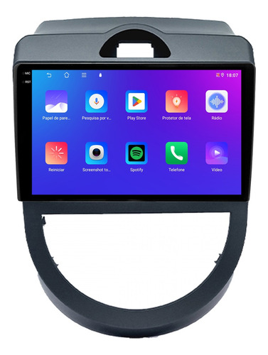Multimidia Kia Soul 09/11 9p Android Carplay 4/64gb + Ré