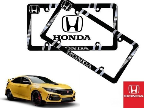 Par Porta Placas Honda Civic Type R 2.0 2021 A 2023 Original