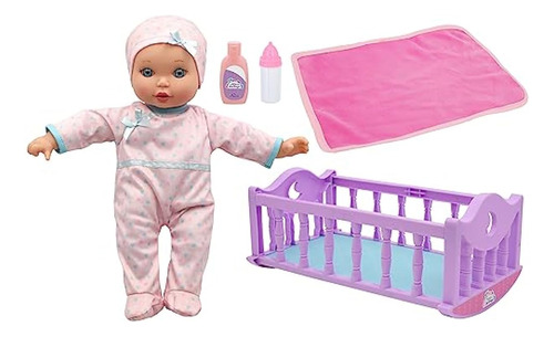 Set De Juego New Adventures Crib Time Fun, Con 12 Muñecas