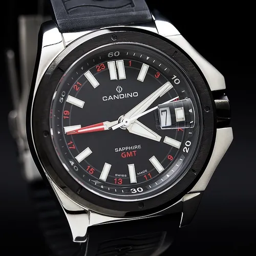 Reloj Candino Planetsolar C4473 Gmt 100% Original