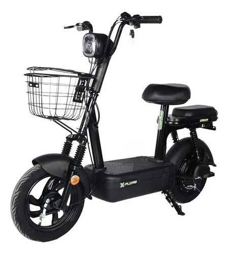 Bicicleta Scooter Elétrica Xplore 48v/ 12ah 500w Sem Cnh Preto