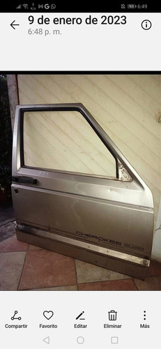 Puerta Del Copiloto Para Jeep Cherokee O Wagonier 98 