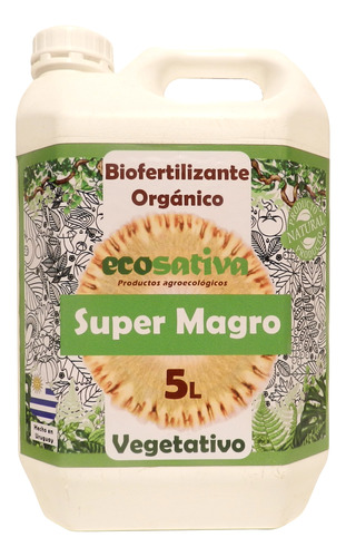 Biofertilizante Liquido Super Magro 5l