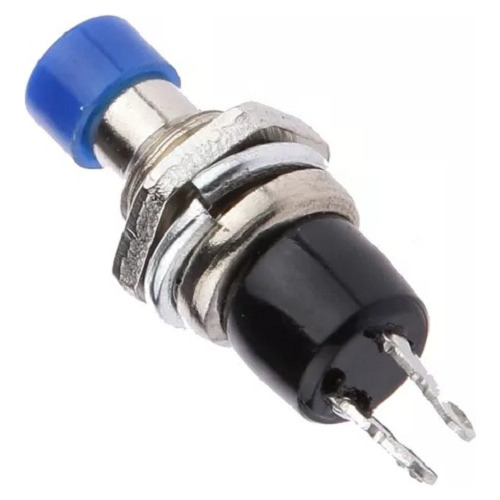 Pulsador N/a 7mm Redondo 1a 250v En Varios Colores X 10 U