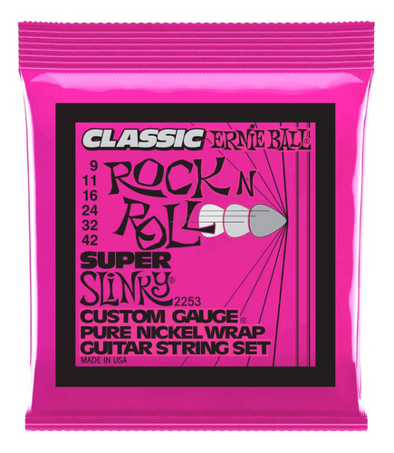 Ernie Ball Cuerda Para Guitarra Electrica Super Sy Pure