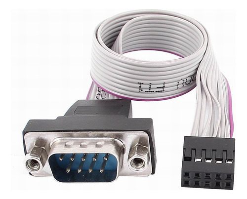 Ucland Serie Rs-232 d-sub Db9 a 9p M F Idc Cable Cinta Plano