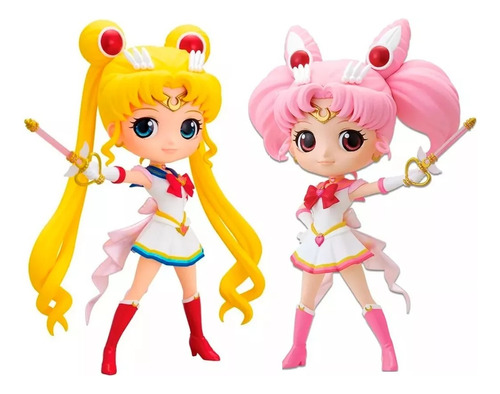 Figura Sailor Moon Y Chibi Moon Q Posket Anime