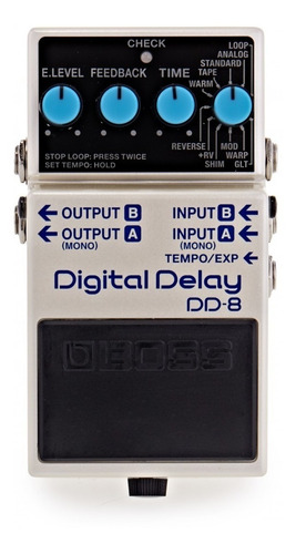 Pedal De Efecto Boss Delay - Dd8 Digital Gris 9v Cuo