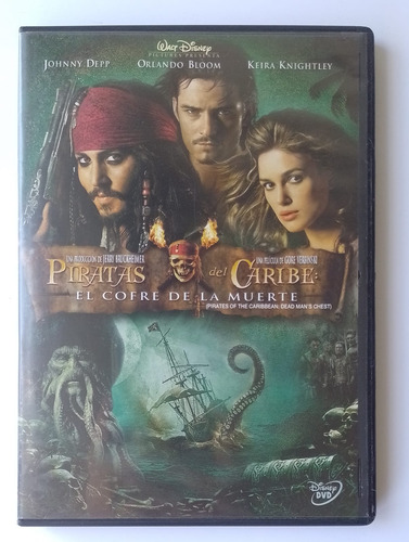 Piratas Del Caribe 2 El Cofre De La Muerte Dvd Usado-