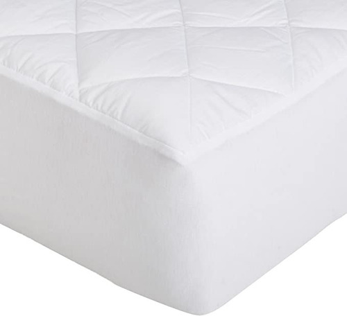 Imagen 3 de 10 de Funda Cubre Colchón 2½ Plazas Blanco Paris Lavable Ajustable