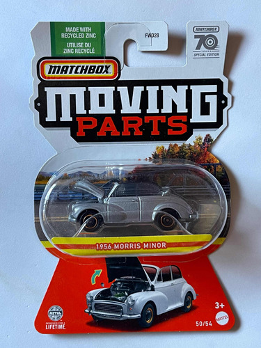 Matchbox 1/64 Moving Parts Morris Minor 1956 Unico Doestoys