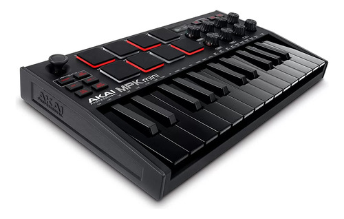 Controlador Midi Akai Mpk Mini Mkiii - Black Edition