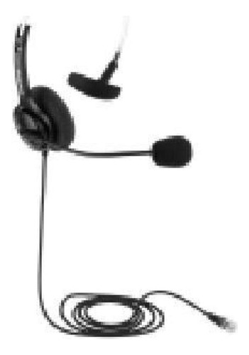 Headset Chs 40 Rj9 Flexível Com Protetor Auricular