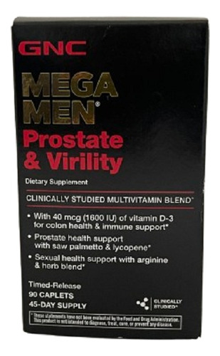 Mega Men Prostate And Virility 90 Cap Gnc
