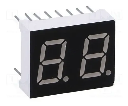 Mf1- 10 Peças Exibem 7 Segmentos 2 Dígitos Cátodo/cátodo
