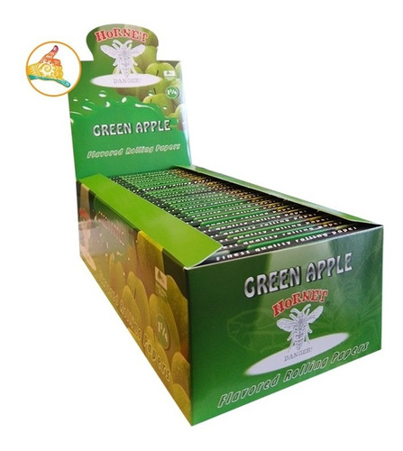 Papel Con Sabor 50 Libritos Hornet Sabor Green apple