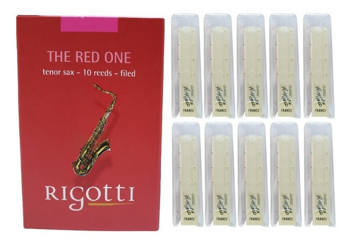 Caixa C/ 10 Palheta Rigotti Classic Sax Tenor - Escolha O Nº
