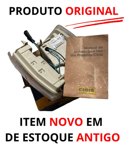 Lanterna Pisca Do Fiat Uno 1.5 1.6 R Até 90 Cibié - Par
