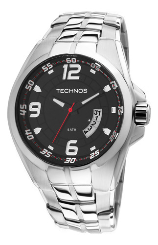 Relógio Masculino Technos Performance Racer Preto 5,0cm