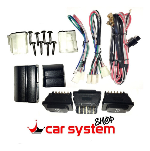Kit Motor Alza Vidrios Crime Stopper Dos Ventanas