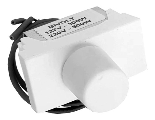 Imagem 1 de 5 de Dimer Rotativo Módulo Branco Bivolt Até 500w Pial Plus Roma