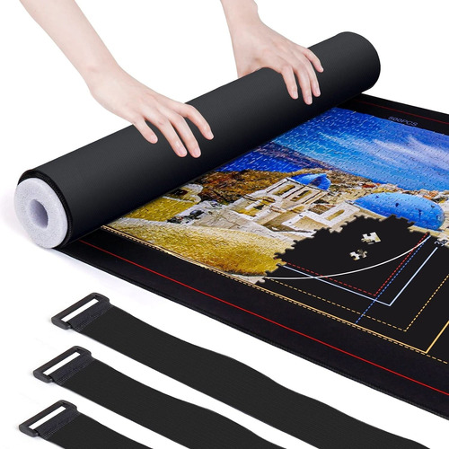 Tipkits Puzzle Mat Roll Up Con Tubo De Espuma De 3,35  Y ...