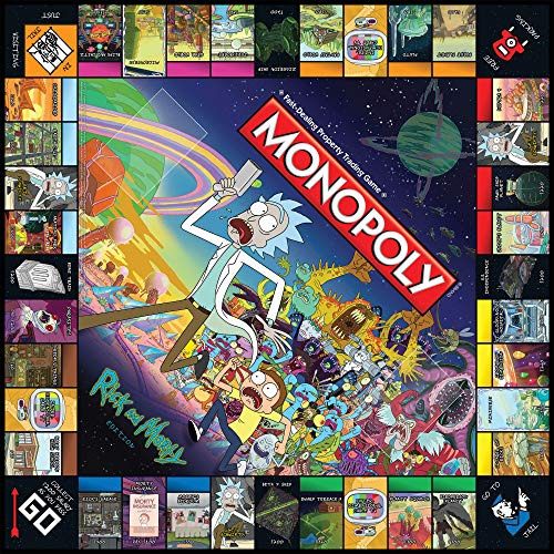 Juego De Mesa Monopoly Rick And Morty +8 Años
