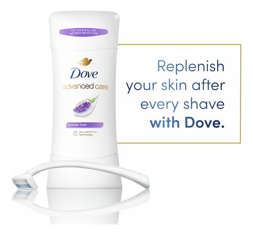 Desodorante Antitranspirante Stick Dove Advanced Care Lavend
