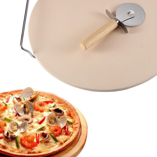 - Pizza Piedra Para Cordierite Stone Con Soporte De Soporte