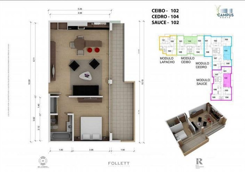 Imagen 9 de 14 de Venta Departamento 2 Amb En Campus, Villa Martelli