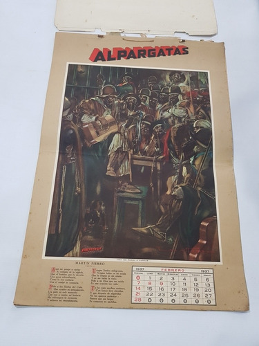 Imagen 4 de 9 de Antiguo Almanaque Alpargatas 1937 Zavattaro Compl Mag 58623