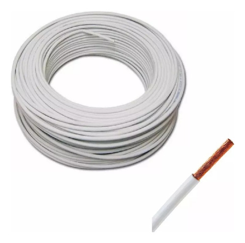 Cabo Flexivel Velper Branco 2,50mm Com 100 Metros